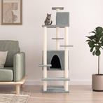 vidaXL Kattenmeubel met sisal krabpalen 154 cm lichtgrijs, Dieren en Toebehoren, Katten-accessoires, Verzenden, Nieuw