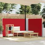 vidaXL Windscherm uittrekbaar 120x1000 cm rood, Verzenden, Nieuw
