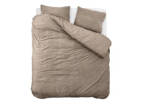 Sleeptime Teddy Katoen Diep Taupe, Huis en Inrichting, Slaapkamer | Beddengoed