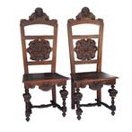 Set di 4 imponenti sedie - Stoel (4) - Walnoot