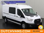 Ford Transit 2.0TDCI Dubbele-cabine 2020 L3 H2 Diesel, Auto's, Bestelauto's, Wit, Nieuw, Ford, Te koop