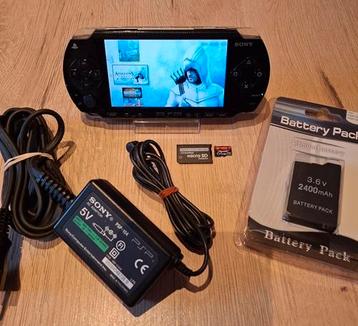 PSP 1004 Complete Set  Nette staat  + 60 games beschikbaar voor biedingen