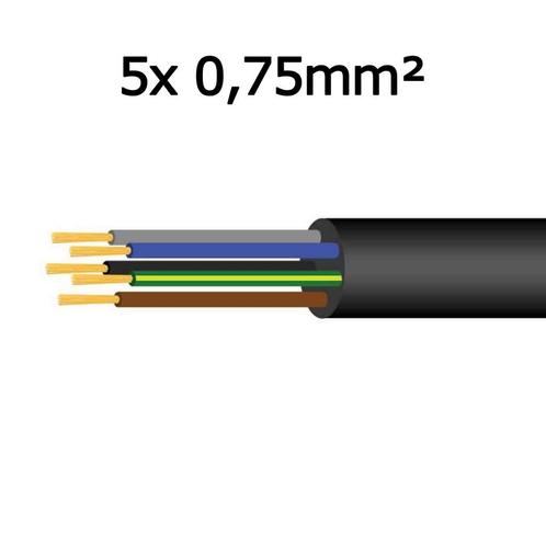 Soepele aansluitkabel 5x 0,75mm², Auto-onderdelen, Elektronica en Kabels, Nieuw, Ophalen of Verzenden