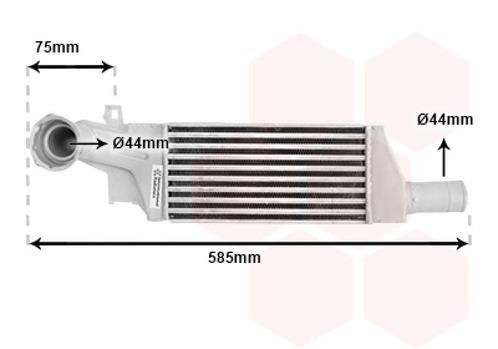 INTERCOOLER VOOR OPEL COMBO C 2000-2003 1300410, Auto-onderdelen, Airco en Verwarming, Nieuw, Ophalen of Verzenden
