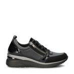 Remonte lage sneakers voor dames in het Zwart, Verzenden, Zwart, Sneakers of Gympen, Nieuw