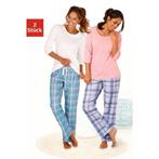 Arizona Pyjama met bijpassende basic shirts (4-delig,, Verzenden
