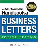 The Mcgraw-Hill Handbook of Business Letters 9780071460804, Gelezen, Roy Poe, Roy W. Poe, Verzenden