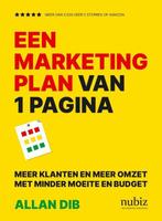 9789492790422 Een marketingplan van 1 pagina, Verzenden, Nieuw, Allan Dib