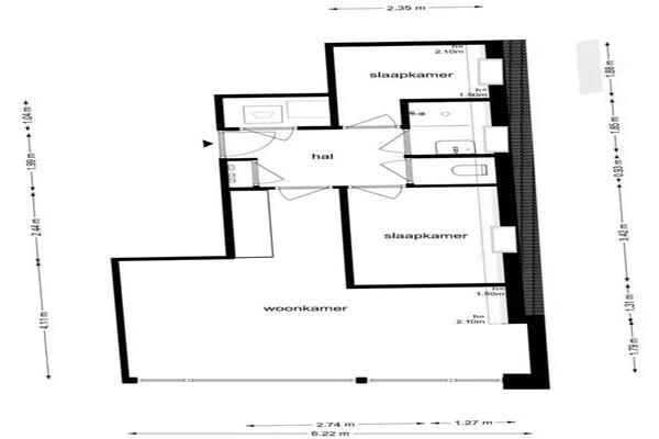 Appartement Langestraat in Winschoten, Huizen en Kamers, Huizen te huur, Via bemiddelaar, Groningen, Appartement
