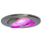 Zigbee smart Inbouwspot Silver 4.7W | Rond | 63 mm, Huis en Inrichting, Lampen | Spots, Ophalen of Verzenden, Nieuw, Plafondspot of Wandspot