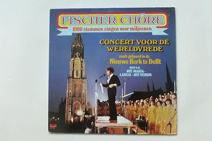 Fischer Chöre - Concert voor de wereldvrede (LP), Cd's en Dvd's, Vinyl | Overige Vinyl, Zo goed als nieuw, Verzenden