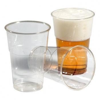 Doos plastic bierbekers, Zakelijke goederen, Horeca | Overige, Ophalen of Verzenden