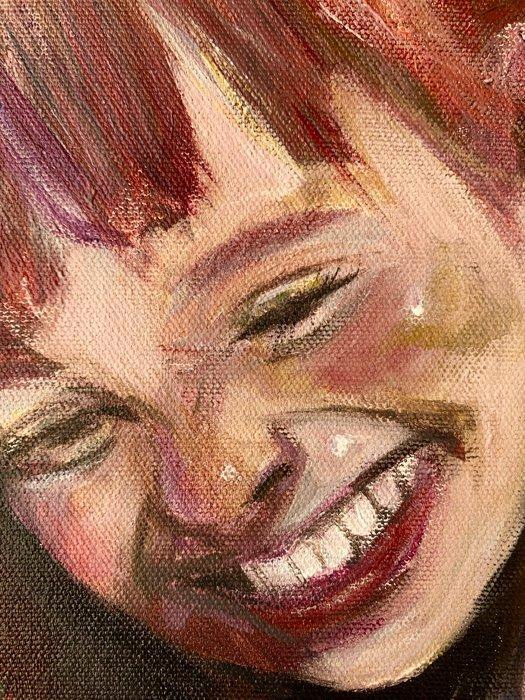Anna Dart - Giggles, Antiek en Kunst, Kunst | Schilderijen | Modern