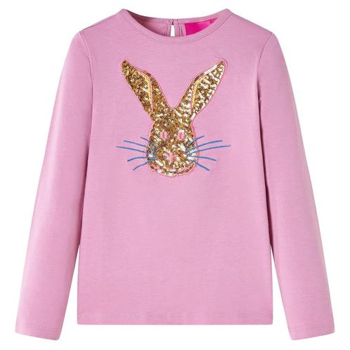 vidaXL Kindershirt met lange mouwen 92 rozebruin, Kinderen en Baby's, Kinderkleding | Overige, Nieuw, Verzenden