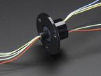 Sleepring met flens - 22 mm diameter, 6 draden, max 240V @ 2, Hobby en Vrije tijd, Elektronica-componenten, Verzenden, Nieuw
