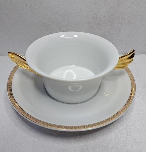 Rosenthal - Gianni Versace - Soepkom - Médaillon Méandre, Antiek en Kunst, Antiek | Glas en Kristal