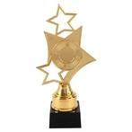 Trofee Goud Sterren Zwarte Voet, Verzenden, Nieuw, Feestartikel