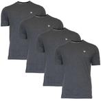 Donnay Donnay Heren - 4-Pack - T-Shirt Vince - Donkergrijs, Verzenden, Nieuw