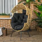 TRUUSK Rotan Fauteuil, Buitenfauteuil, Tuinfauteuil, PE Rota, Verzenden, Nieuw