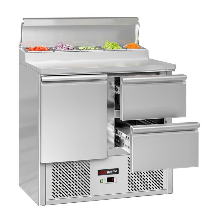 GGM Gastro | Saladette Compact ECO - 900x700mm - met 1-deurs, Zakelijke goederen, Horeca | Meubilair en Inrichting, Nieuw in verpakking