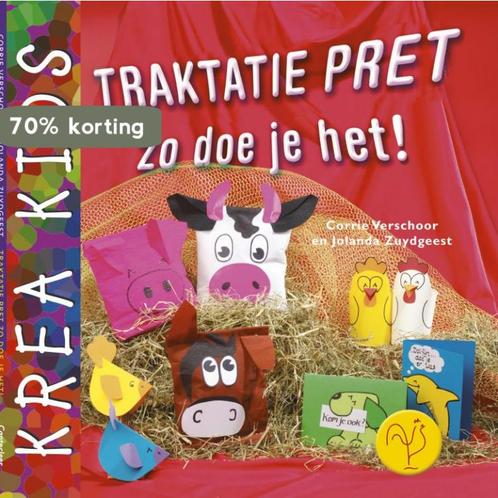 Traktatiepret, zo doe je het! / Krea Kids 9789021333892, Boeken, Hobby en Vrije tijd, Gelezen, Verzenden