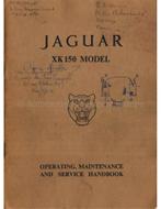 1957 JAGUAR XK 150 INSTRUCTIEBOEKJE ENGELS