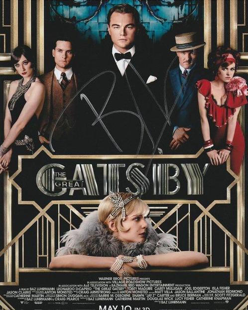 The Great Gatsby - Signed by Baz Luhrmann (Director), Verzamelen, Film en Tv