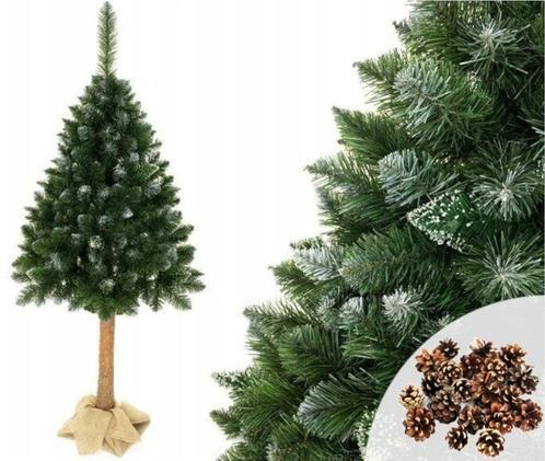 Kunstkerstboom 180cm - Sneeuw & Glitter - OP=OP - Budget..., Huis en Inrichting, Woonaccessoires | Kunstplanten en Kunstbloemen