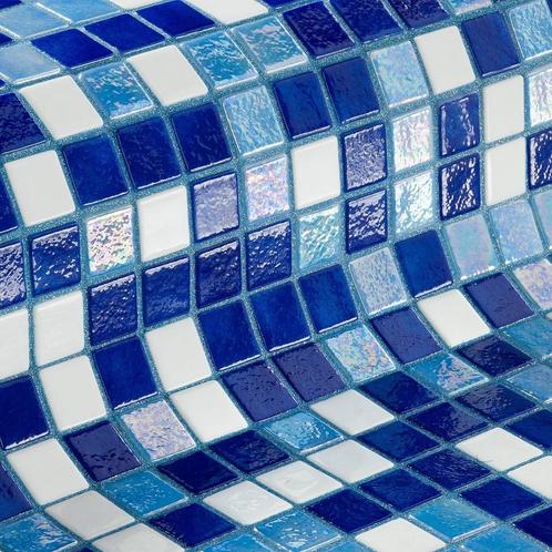 Mozaiek Ezarri Iris Oasis 2,5x2,5 cm (Prijs per 2,00 M2), Doe-het-zelf en Verbouw, Tegels, Overige typen, Nieuw, Overige materialen