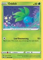 Oddish 001/159 Crown Zenith, Ophalen of Verzenden, Nieuw, Losse kaart, Foil