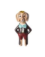 Kandelaar Hond Rice by Rice – Handbeschilderd, 18 cm, Huis en Inrichting, Woonaccessoires | Kandelaars en Kaarsen, Overige materialen