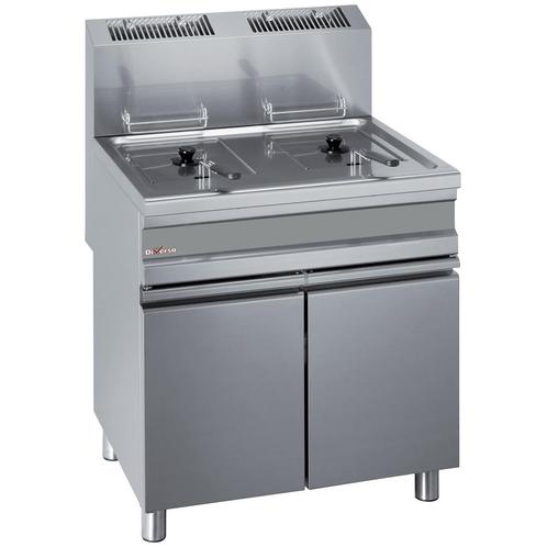 Diverso By Diamond Friteuse | Gas | 15+15L | Aftapkranen | P, Zakelijke goederen, Horeca | Keukenapparatuur, Nieuw in verpakking