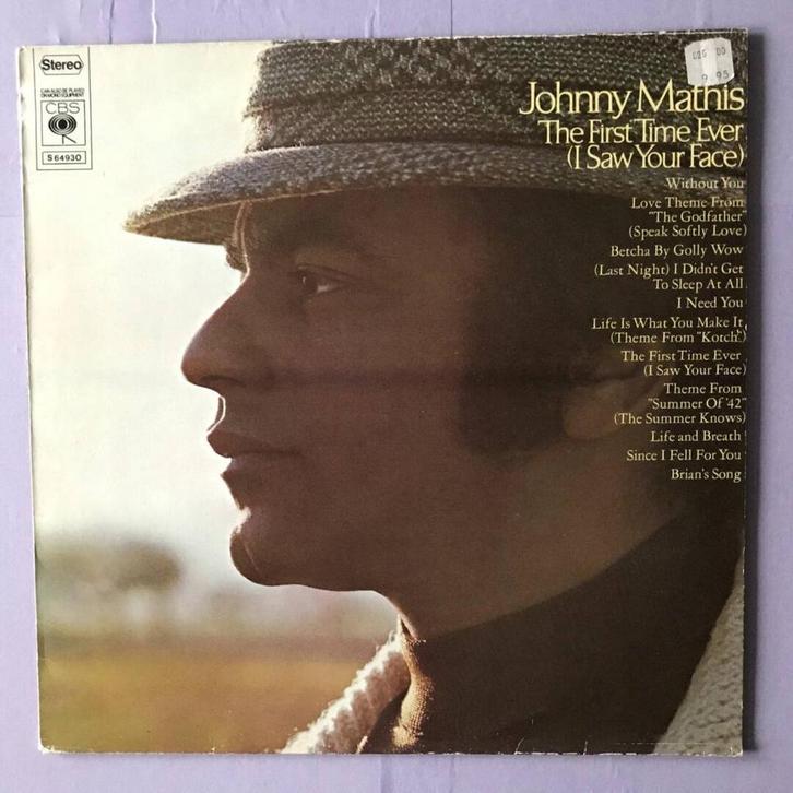 Johnny Mathis – The First Time Ever (I Saw Your Face) (12-V, Cd's en Dvd's, Vinyl | Pop, Ophalen of Verzenden