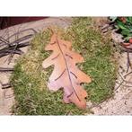 Eikenblad herfstdecoratie roest | Metalen decoratie om op te, Nieuw, Verzenden
