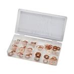 Assortiment 110 sluitringen messing - messing ringen set -, Ophalen of Verzenden, Nieuw