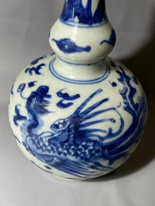 Vaas Fles - Decoraties van Feniks - Porselein - China -, Antiek en Kunst, Antiek | Overige Antiek