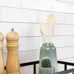 Handvorm wandtegel 6,5x20 wit soft glans wandtegel, Ophalen, Nieuw, 10 m² of meer, Wandtegels