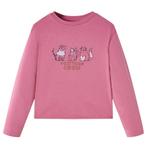 vidaXL Kindershirt met lange mouwen 92 frambooskleurig, Verzenden, Nieuw
