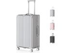 Voyagoux® - Reiskoffer Large - 113L - TSA-slot - Zilver, Sieraden, Tassen en Uiterlijk, Tassen | Reistassen en Weekendtassen, Verzenden