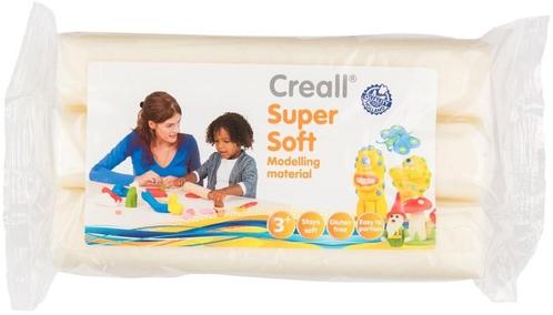 Supersoft Boetseerklei 500gr - Wit | Creall - Hobby, Hobby en Vrije tijd, Knutselen, Nieuw, Verzenden