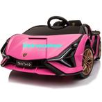 Lamborghini Sián FKP 37 - Elektrische Kinderauto - Roze !, Ophalen of Verzenden, Nieuw