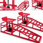 BITUXX - 2 Opritten - Met krik - Rood, Auto diversen, Autogereedschap, Verzenden, Nieuw
