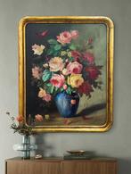 École européenne (XX) - Fleurs sauvages en vase, Antiek en Kunst