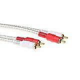 HQ 2 x Tulp Male - Male 2.00M, Computers en Software, Pc- en Netwerkkabels, Nieuw