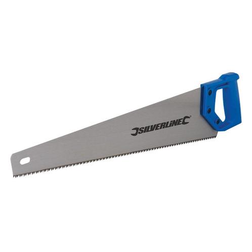 Silverline Handzaag - geharde tanden - lage frictie - 500..., Doe-het-zelf en Verbouw, Gereedschap | Handgereedschap, Nieuw, Ophalen of Verzenden