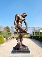 sculptuur, Adam naar Rodin - 55 cm - Brons, Marmer, Antiek en Kunst