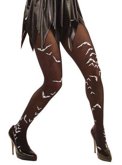 Panty zwart met vleermuizen, Kleding | Dames, Carnavalskleding en Feestkleding, Nieuw, Ophalen of Verzenden