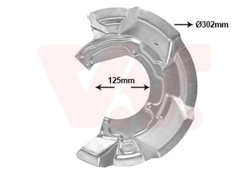 REMSCHIJF BESCHERMER VOOR MINI CLUBMAN R55 2007-2014, Auto-onderdelen, Remmen en Aandrijving, Nieuw, Ophalen of Verzenden