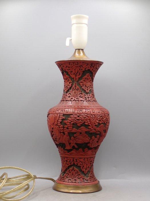 Tafellamp - Lacquer, Antiek en Kunst, Antiek | Overige Antiek