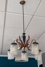 Stilnovo - Plafondlamp - 5 luci diamantato - legno ottone